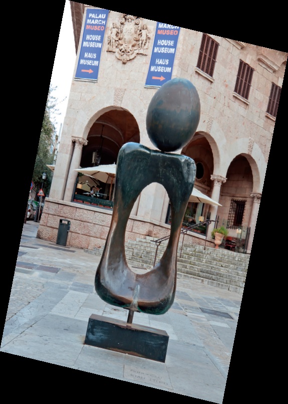 마요르카의 수도 팔마에 있는 호안 미로의 작품