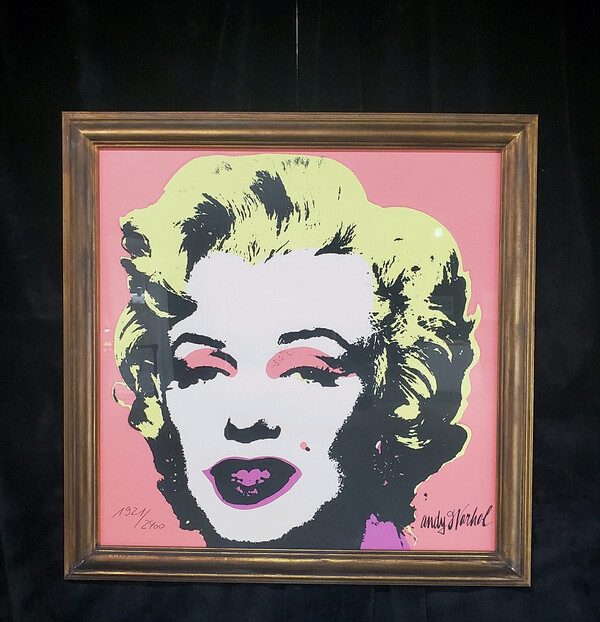 이인석 대표가 소장 중인 앤디워홀의 '마릴린 먼로'