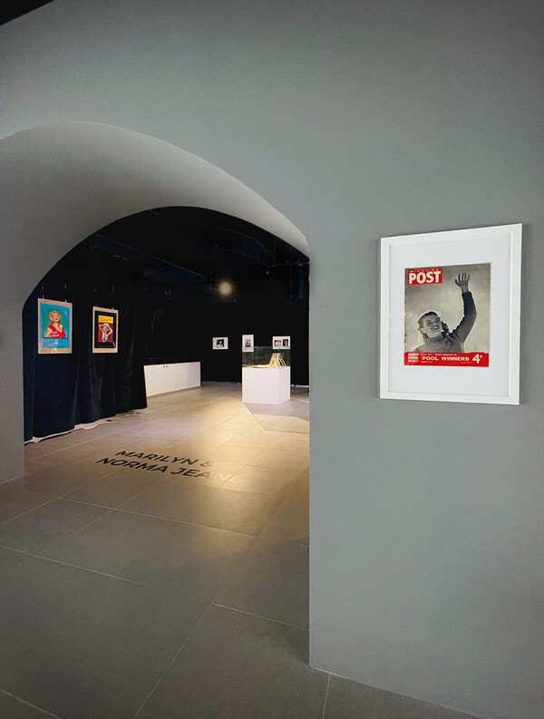 이 대표가 마릴린 먼로 사망 60주년을 맞아 개최한 ‘MM 2022: 메모리즈 오브 마릴린' 전시회 전경