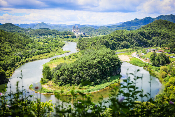 선암마을 한반도 지형