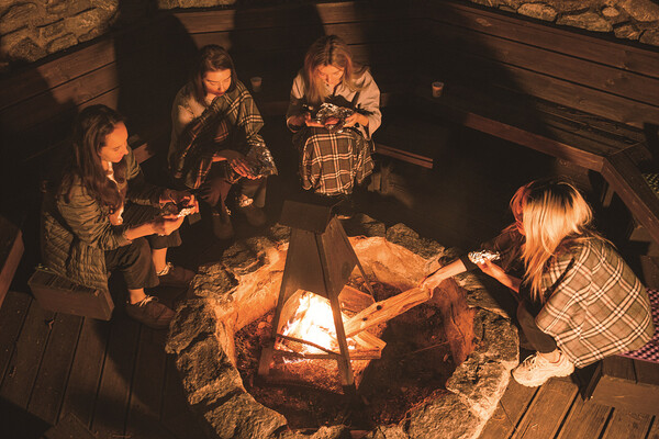 힐리언스 선마을에서는 인디언식 모닥불 '키바'를 재현할 수 있다.