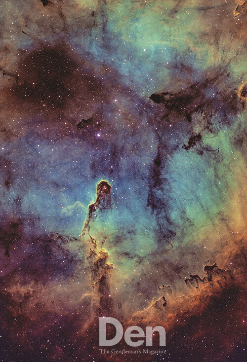 우주 속 여인의 뒷모습(코끼리코성운과 그 주변부). 철원, 김포, 석모도 등에서 촬영