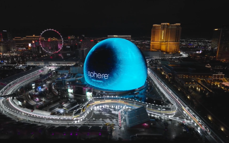 미국의 대형 공연장 스피어 © spherevegas