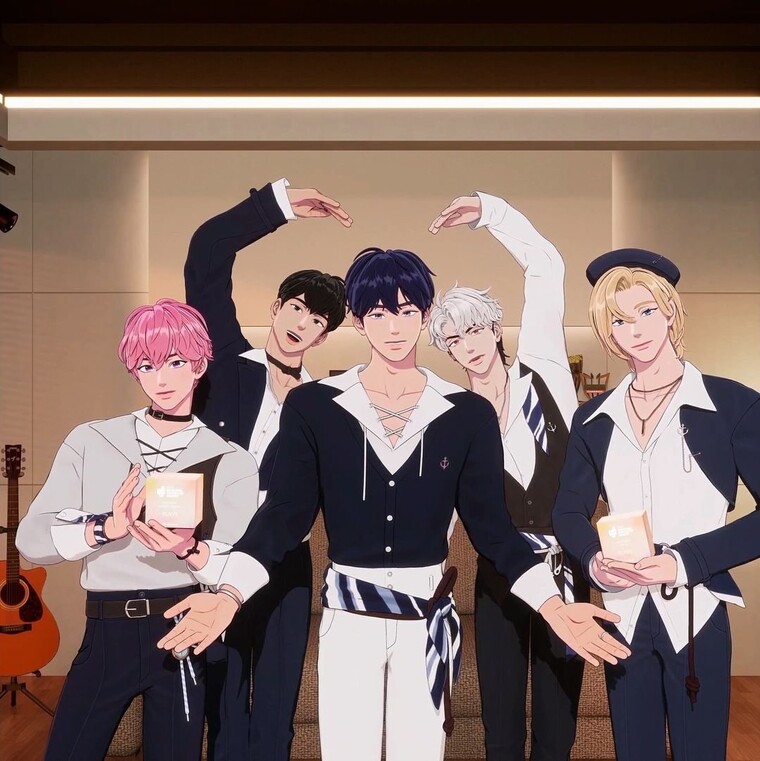 버츄얼 휴먼 5인조 보이 그룹 ‘플레이브’ ⓒplave_official