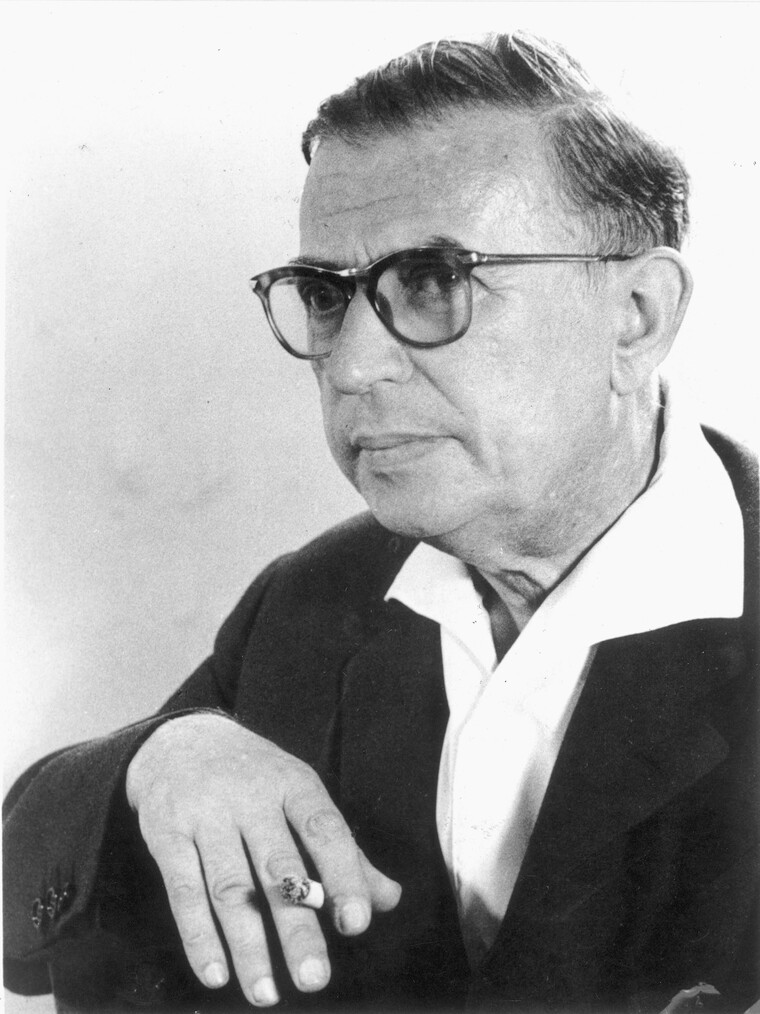 노벨 문학상을 거절한 장 폴 사르트르. ⓒalamy<br>