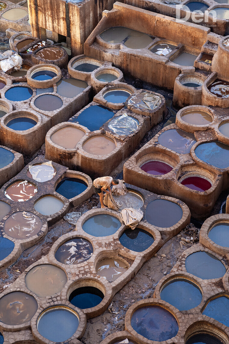 천연가죽 염색 공장, 슈아라 테너리 ⓒ Den