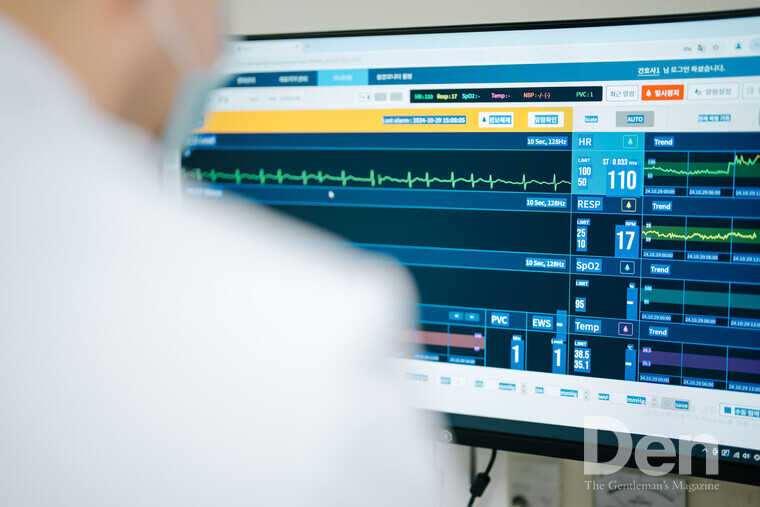 입원 환자 모니터링 시스템 ‘씽크’. ⓒDen