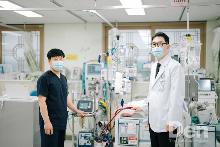 한림대학교 춘천성심병원의 에크모 기기. ⓒDen