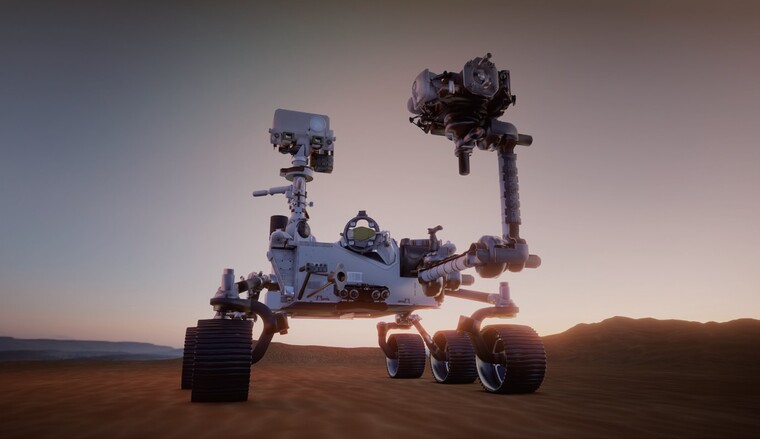 NASA에서 2020년 발사한 무인 탐사선 ‘퍼비어런스’ 로버.&nbsp;©shutter stock