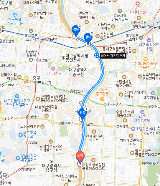 카카오맵 지도 캡처