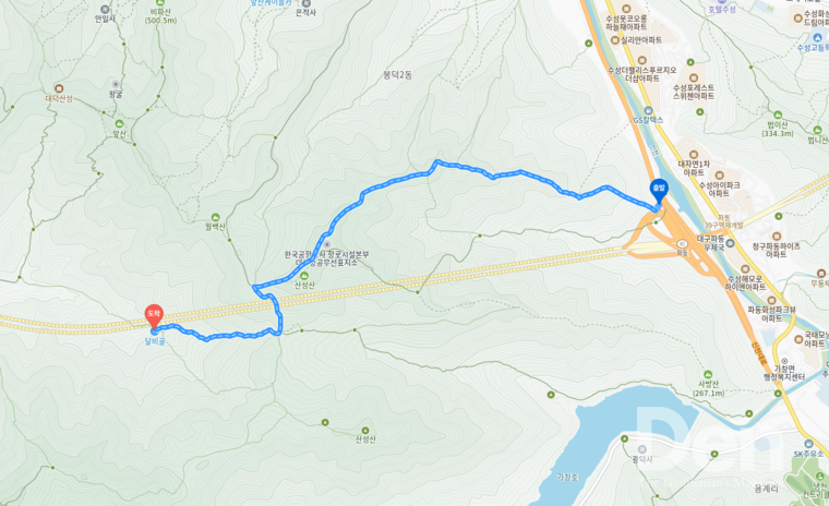 카카오맵 지도 캡처