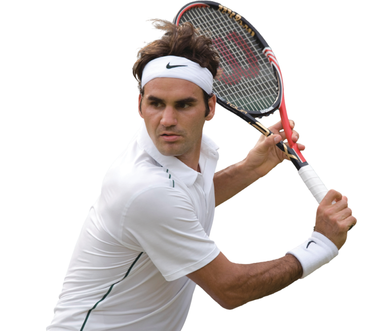 <strong>로저 페더러</strong><br>필살기▶ 정교한 포핸드 샷, 한 손 백핸드<br>대표 업적▶ 2003~2007년 윔블던 테니스 대회 5회 연속 우승 /ⓒalamy<br>