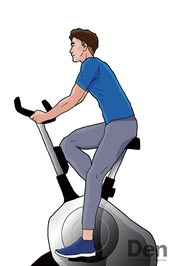 고정식 실내 자전거 타기<br>