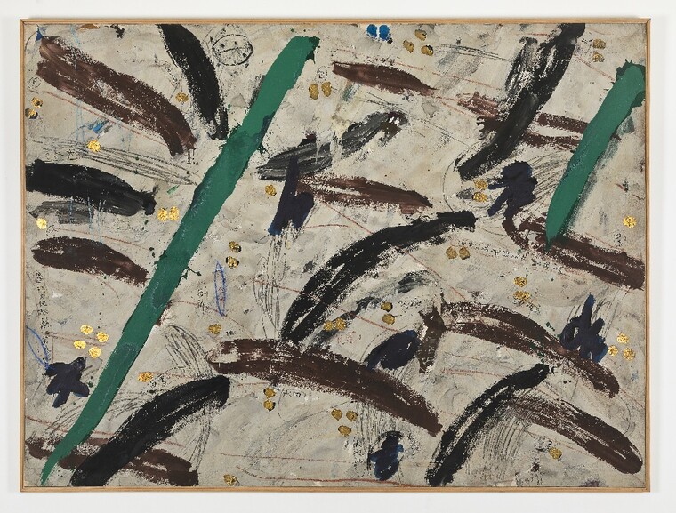 오수환, ‘God of Valley 88-28’, 1988, Mixed Media on Canvas, 193x258cm, Gana Art<br>