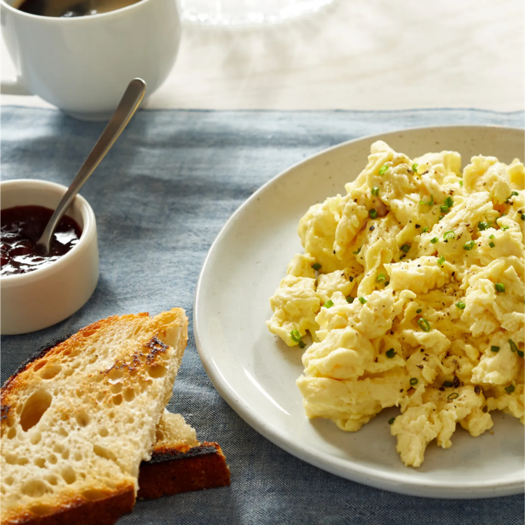 잇저스트의 저스트에그로 만든 스크램블에그. ⓒ잇저스트