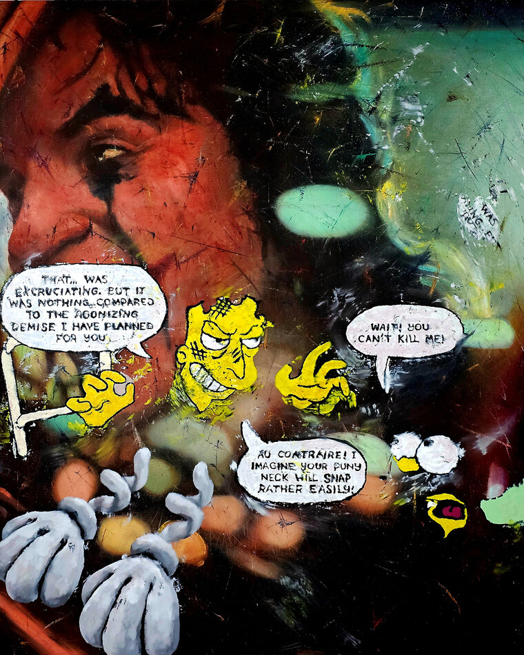 ‘Stanislavski_S System’, 2025, Oil on Linen, 130.3x162.2cm ⓒ 화이트스톤갤러리<br>