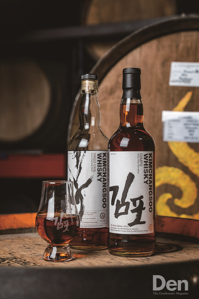(왼쪽부터) 김창수 위스키 싱글 캐스크, 김창수 위스키 김포<br>