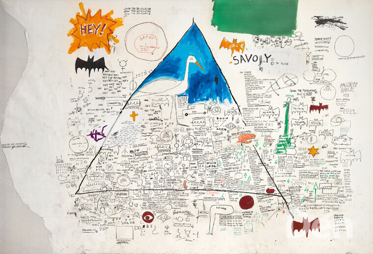‘Untitled’, 1986년.&nbsp;© Estate of Jean-Michel Basquiat. Licensed by Artestar, New York. Collection of Larry Warsh<br>